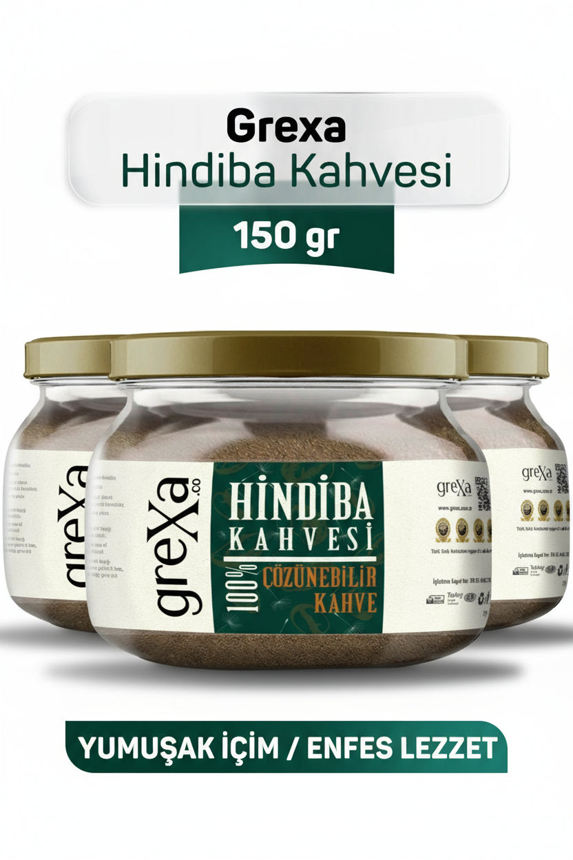 3'lü set Doğal Hindiba Karışımlı Kahve %60 Kahve %40 Hindiba 150g