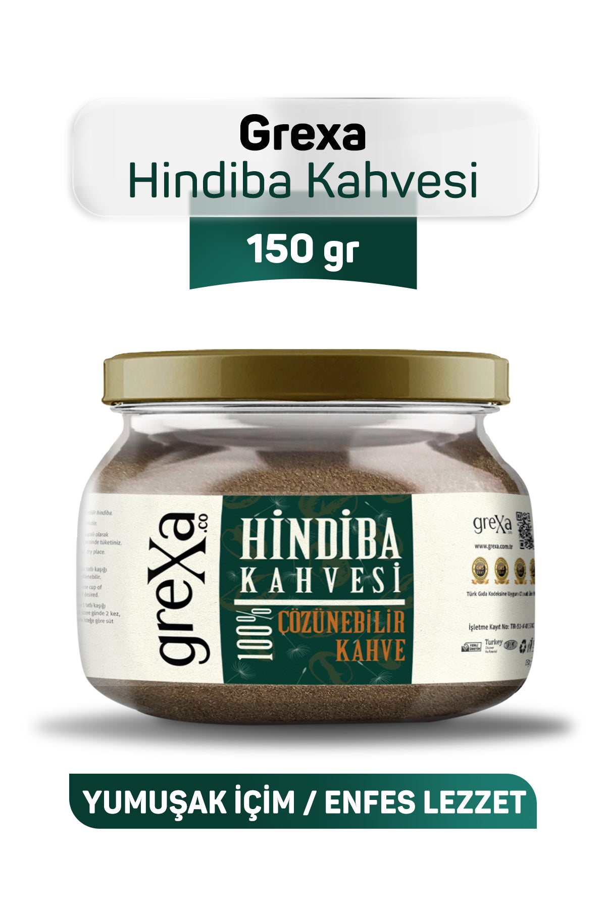 Doğal Hindiba Karışımlı Kahve %60 Kahve %40 Hindiba 150g